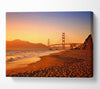 Golden Gate Bridge Sunset Canvas Wall Art