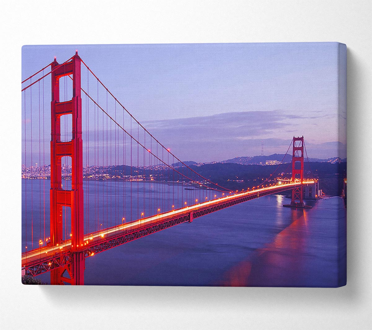 Golden Gate Bridge Twilight Canvas Wall Art