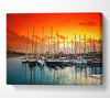 Harbour Sunset Canvas Wall Art