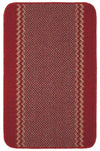 Washable Designer Bordered Red Rug | 116R