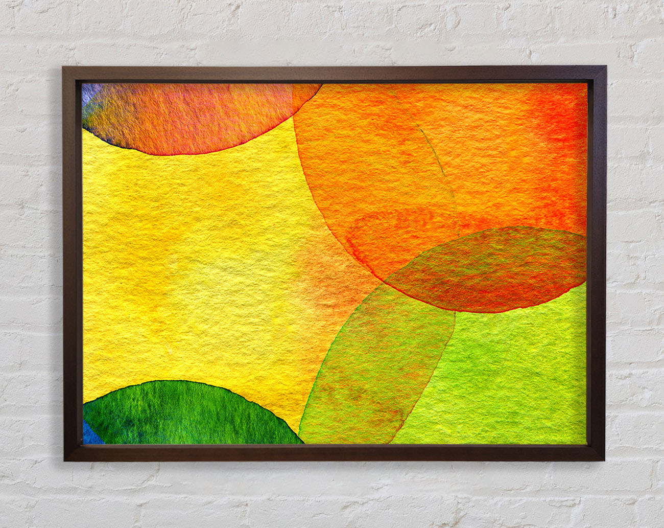 Bubble Sun Framed Wall Art