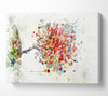 Leaves Falling From The Magical Tree Canvas Wall Art