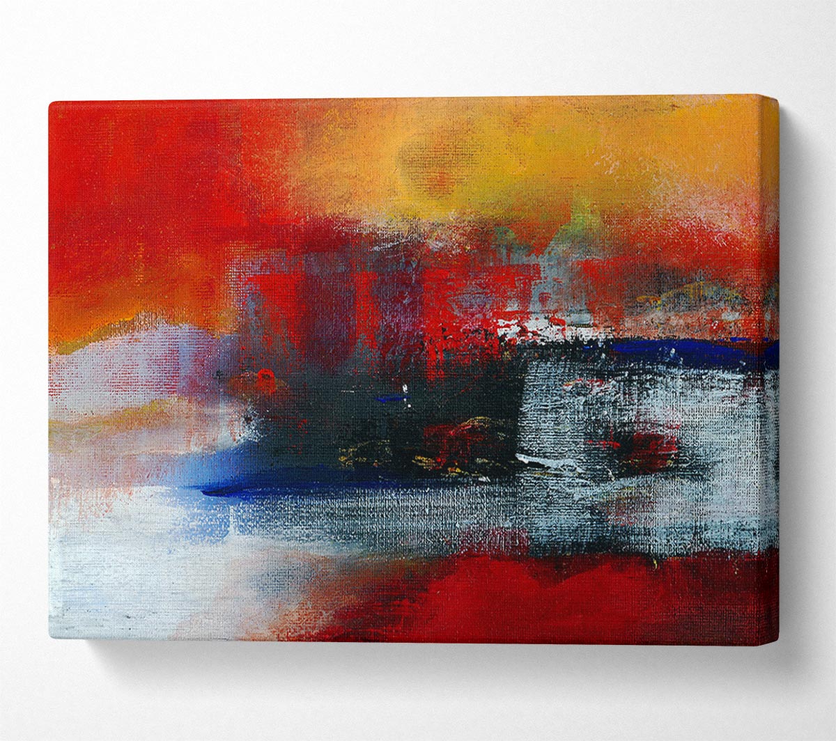 In The Middle Of The Lava River Canvas Wall Art