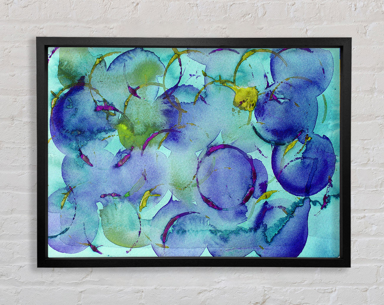 Blueberry Madness Framed Wall Art