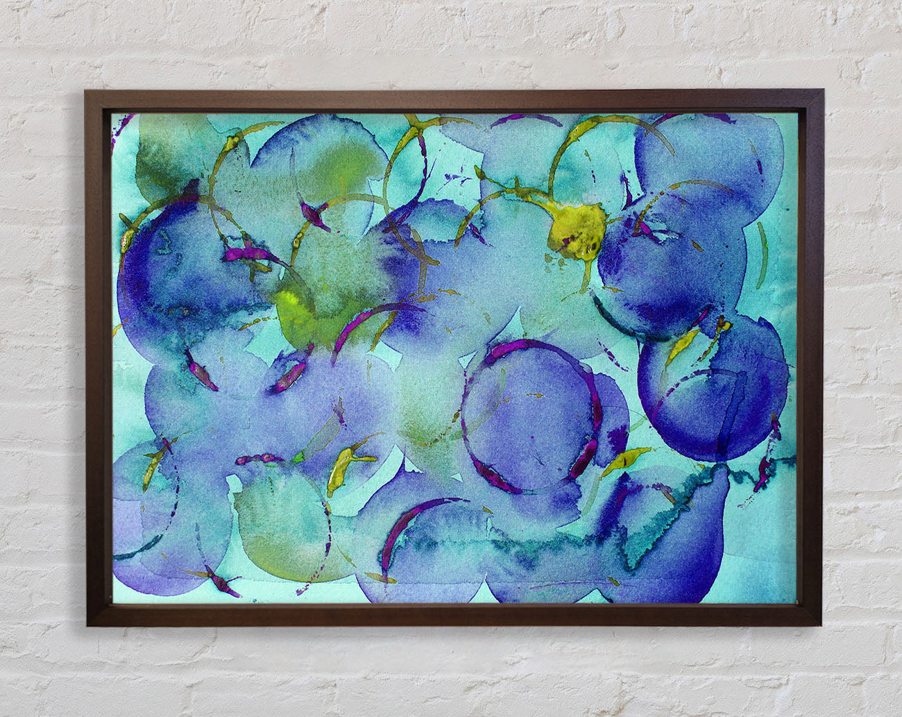 Blueberry Madness Framed Wall Art
