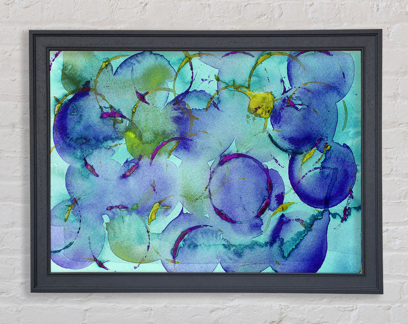 Blueberry Madness Framed Wall Art