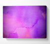 Pink And Purple Emerge Canvas Wall Art