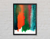 Colourful Forest Framed Wall Art