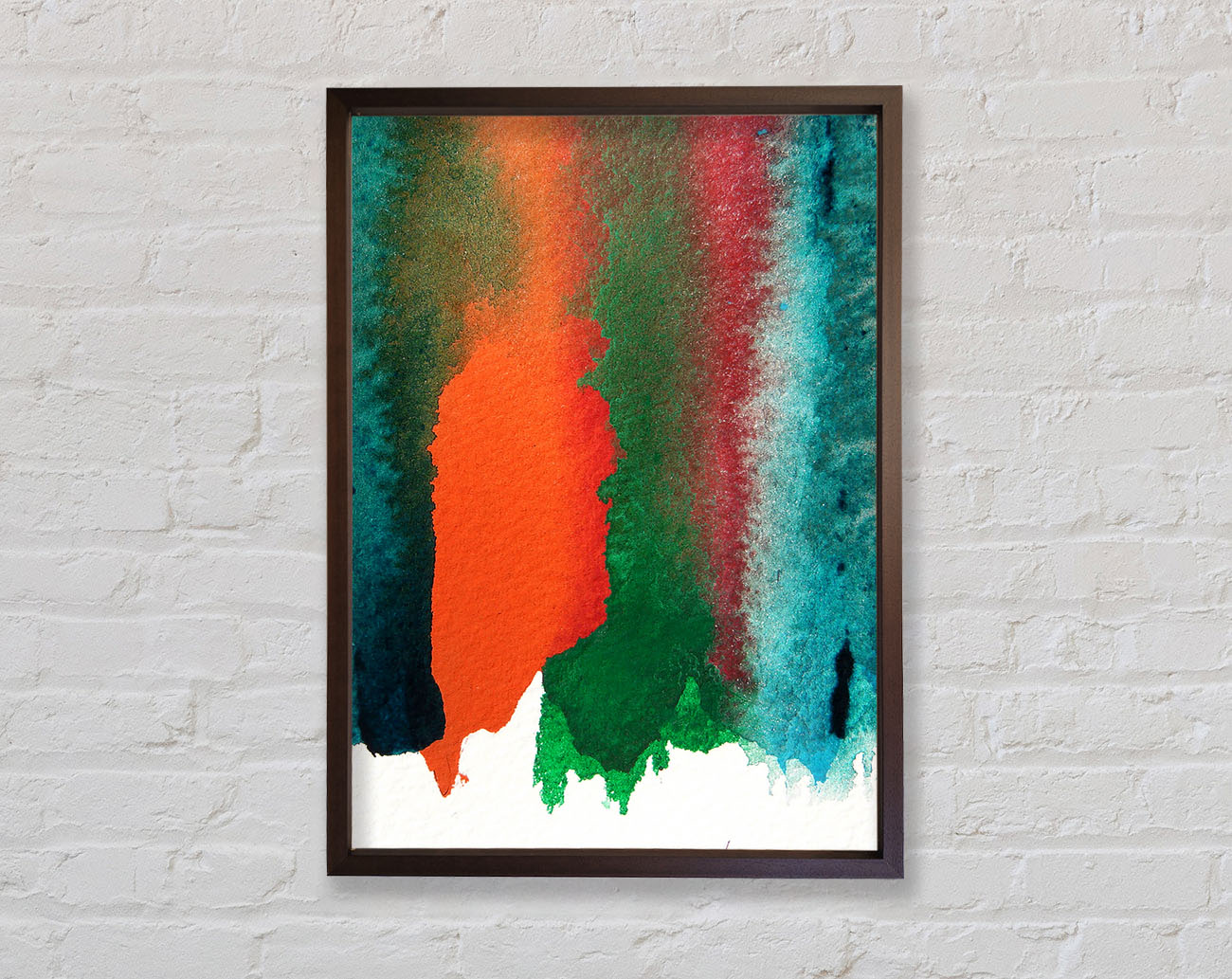 Colourful Forest Framed Wall Art