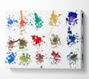 Whats Your Colour Canvas Wall Art