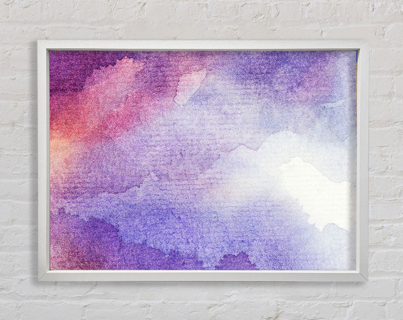As The Clouds Break Framed Wall Art