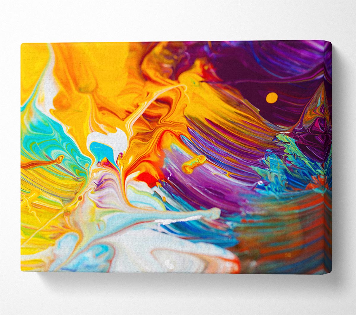 Liquid Splash Canvas Wall Art
