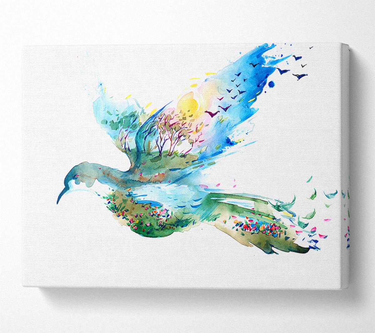 Dove Magic Canvas Wall Art