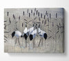 Bird Treat Canvas Wall Art
