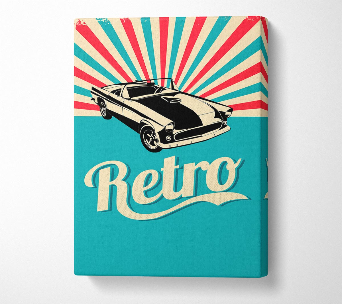 Retro Poster Canvas Wall Art