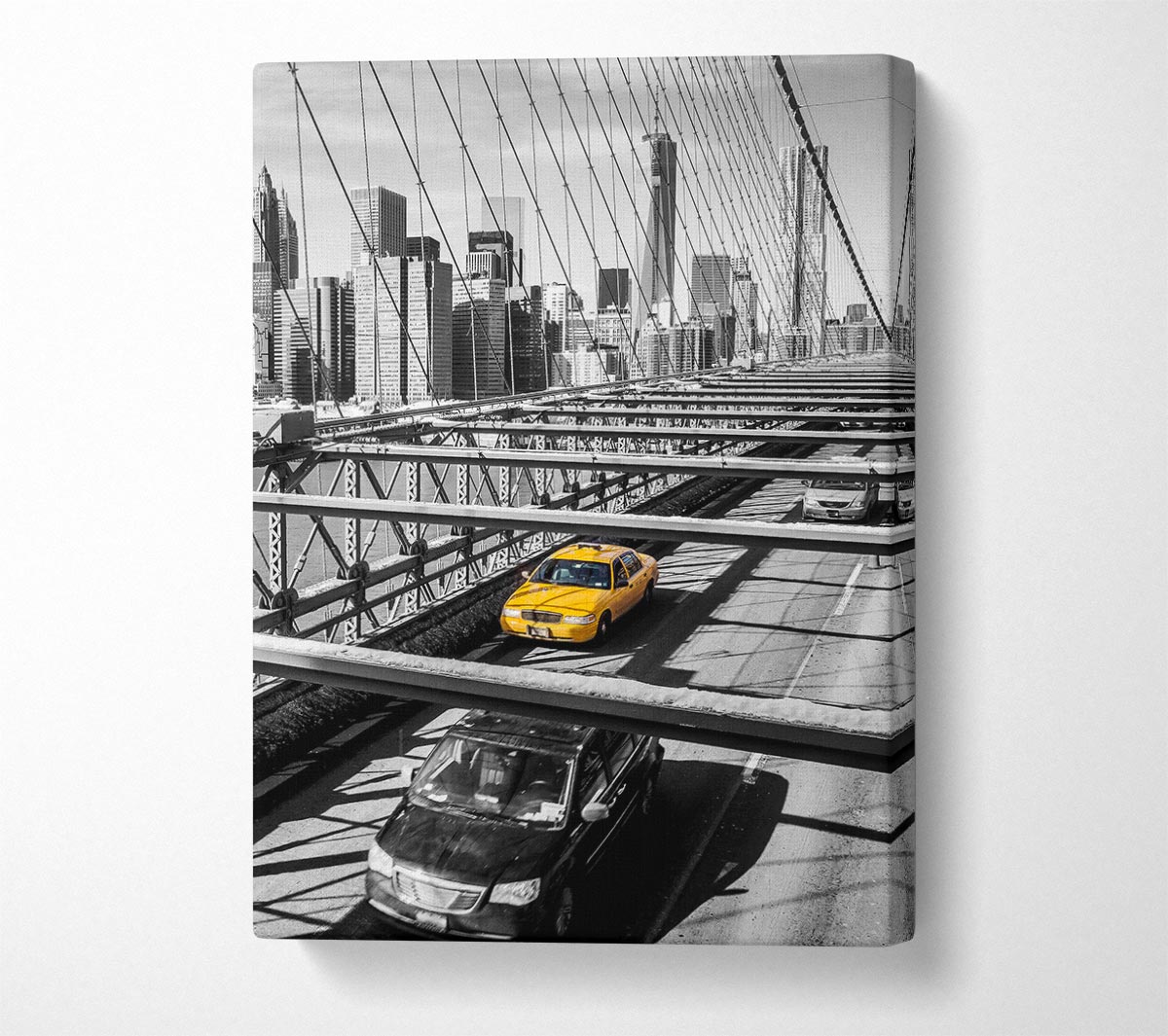 Yellow Cabs In New York 6 Canvas Wall Art