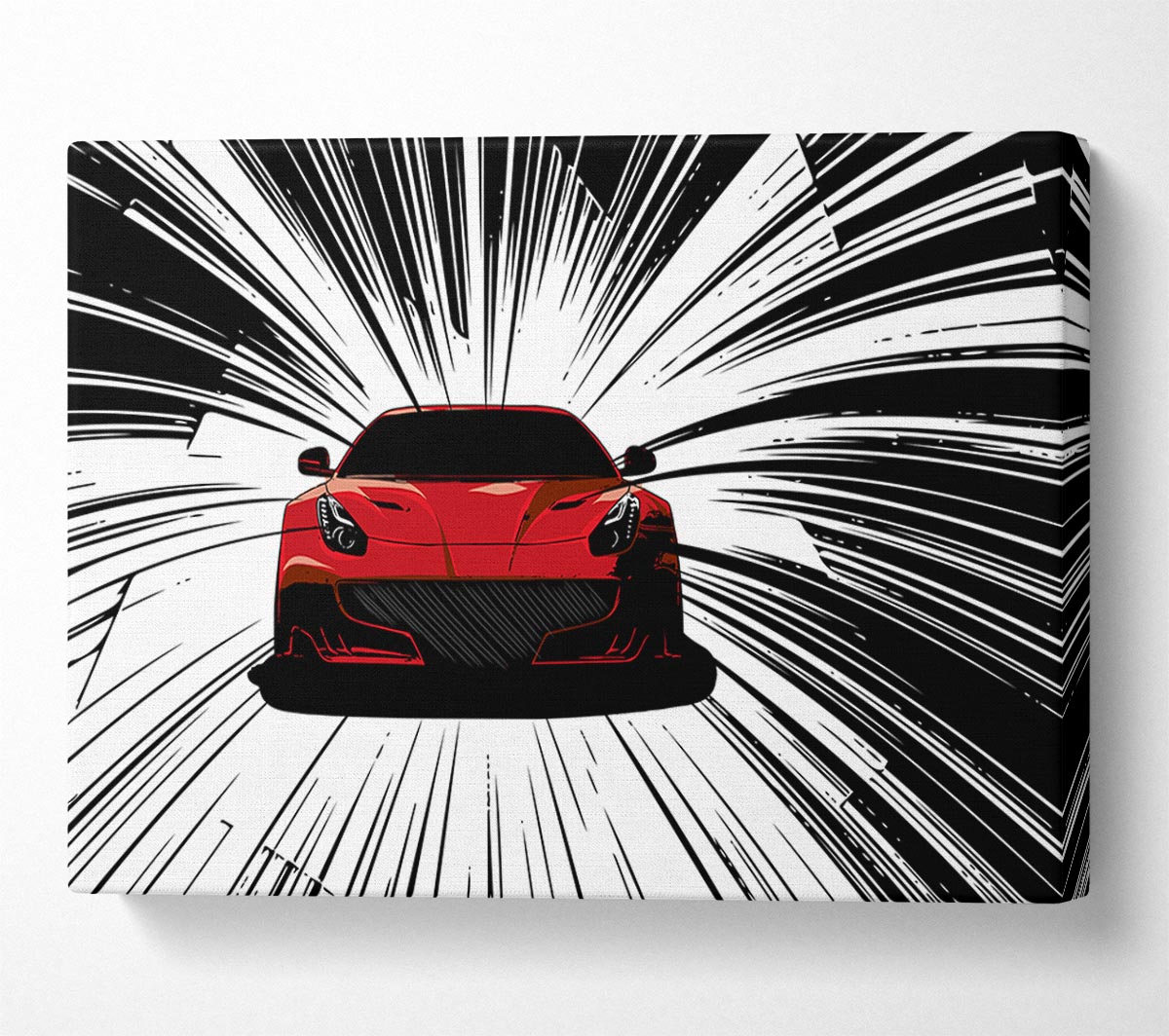 Speed War Canvas Wall Art