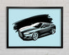 Aston Martin Blues Framed Wall Art