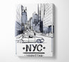 NYC Manhattan Canvas Wall Art