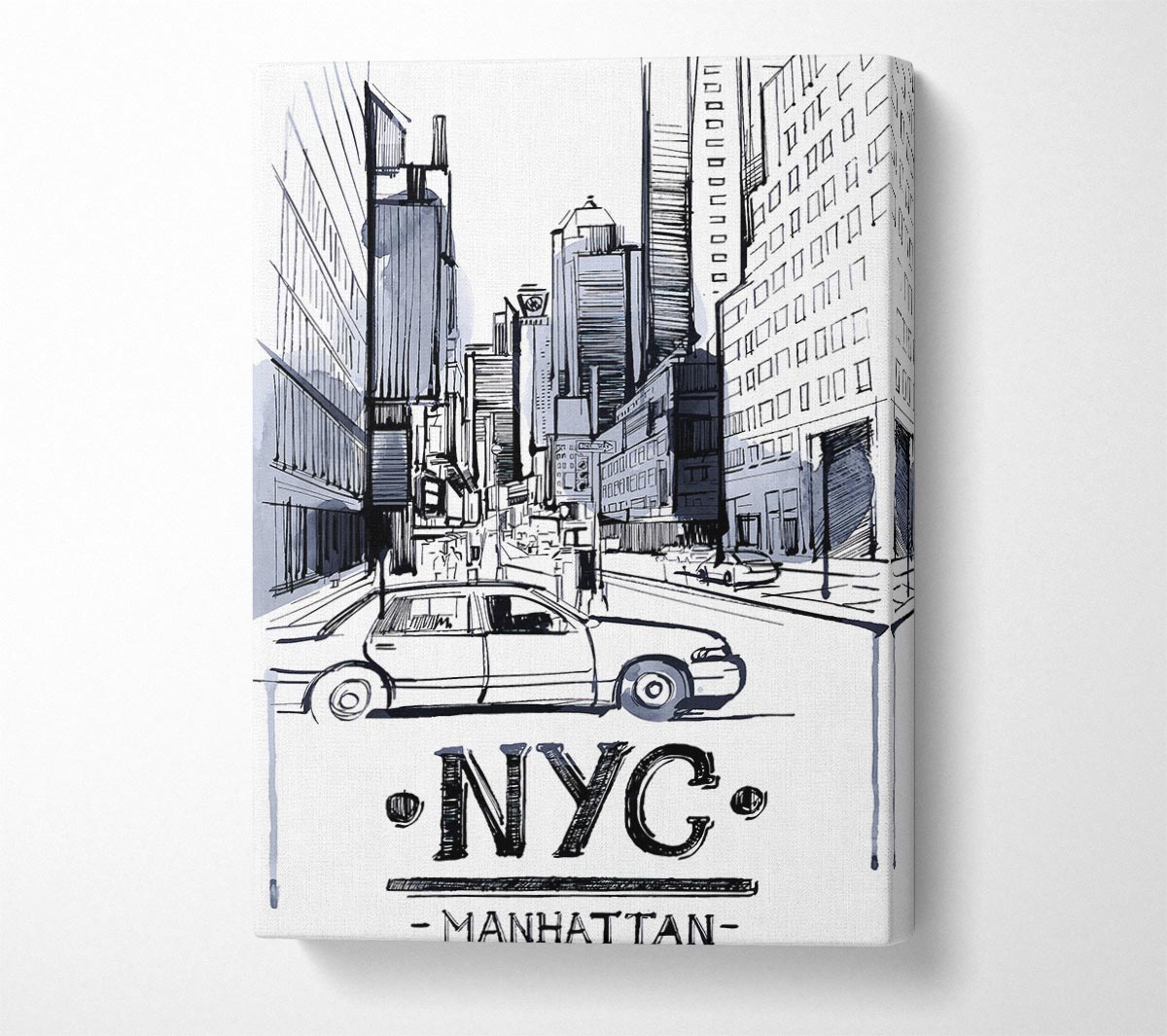 NYC Manhattan Canvas Wall Art