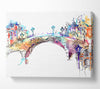 Colourful Bridge Canvas Wall Art