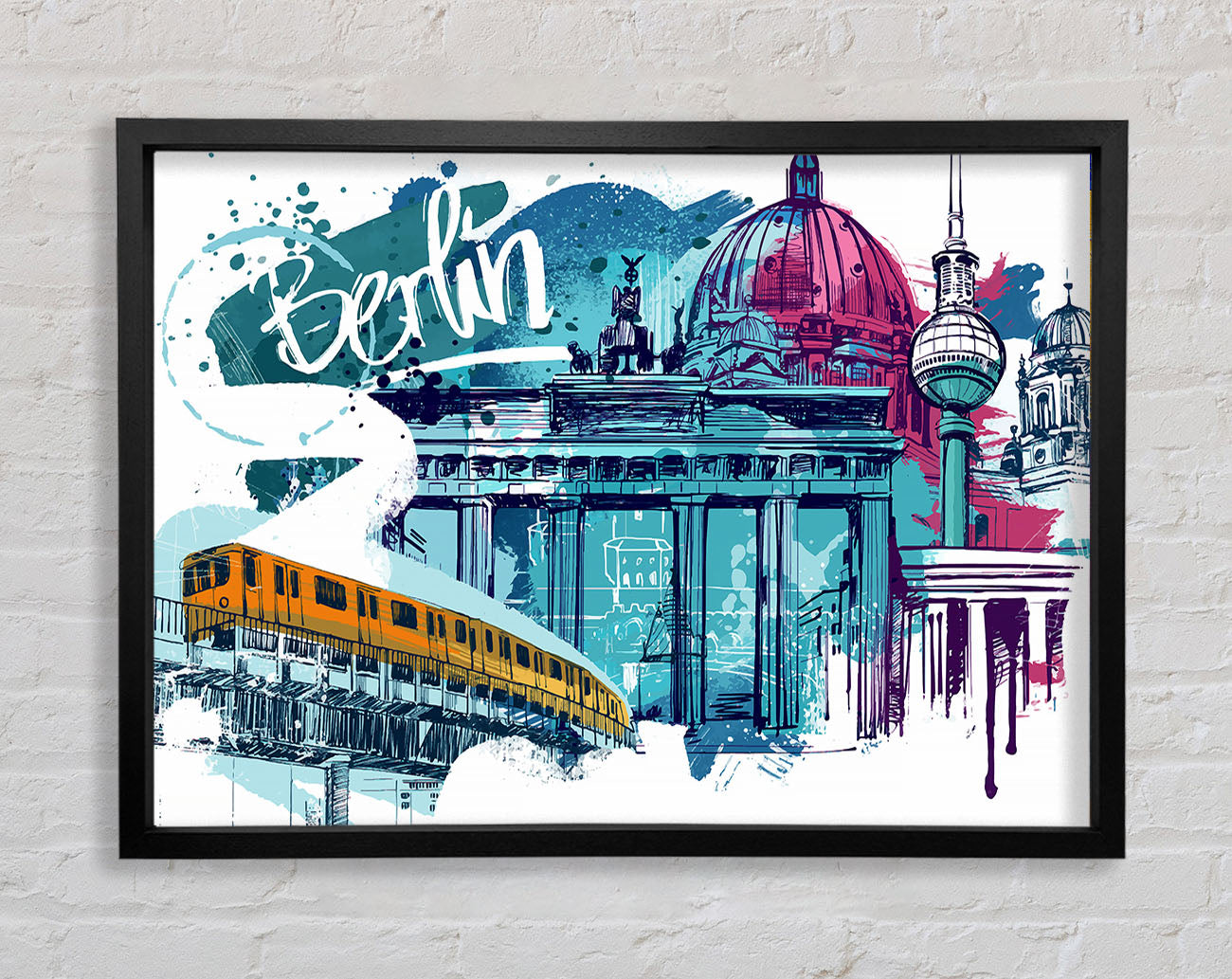 Berlin Framed Wall Art