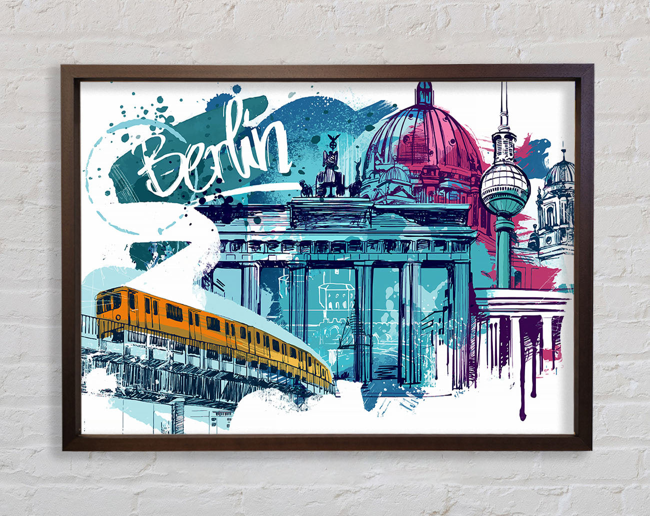 Berlin Framed Wall Art