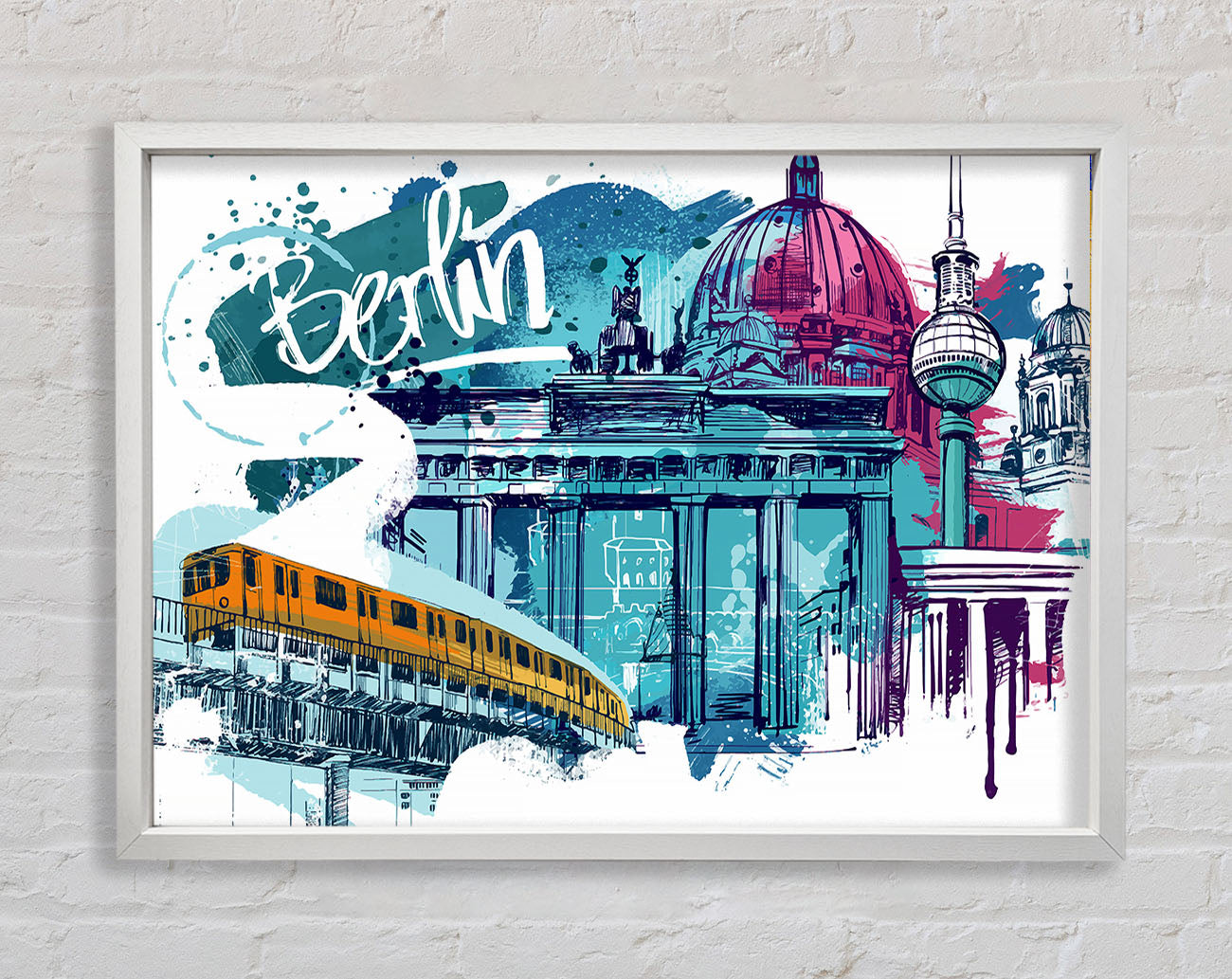 Berlin Framed Wall Art
