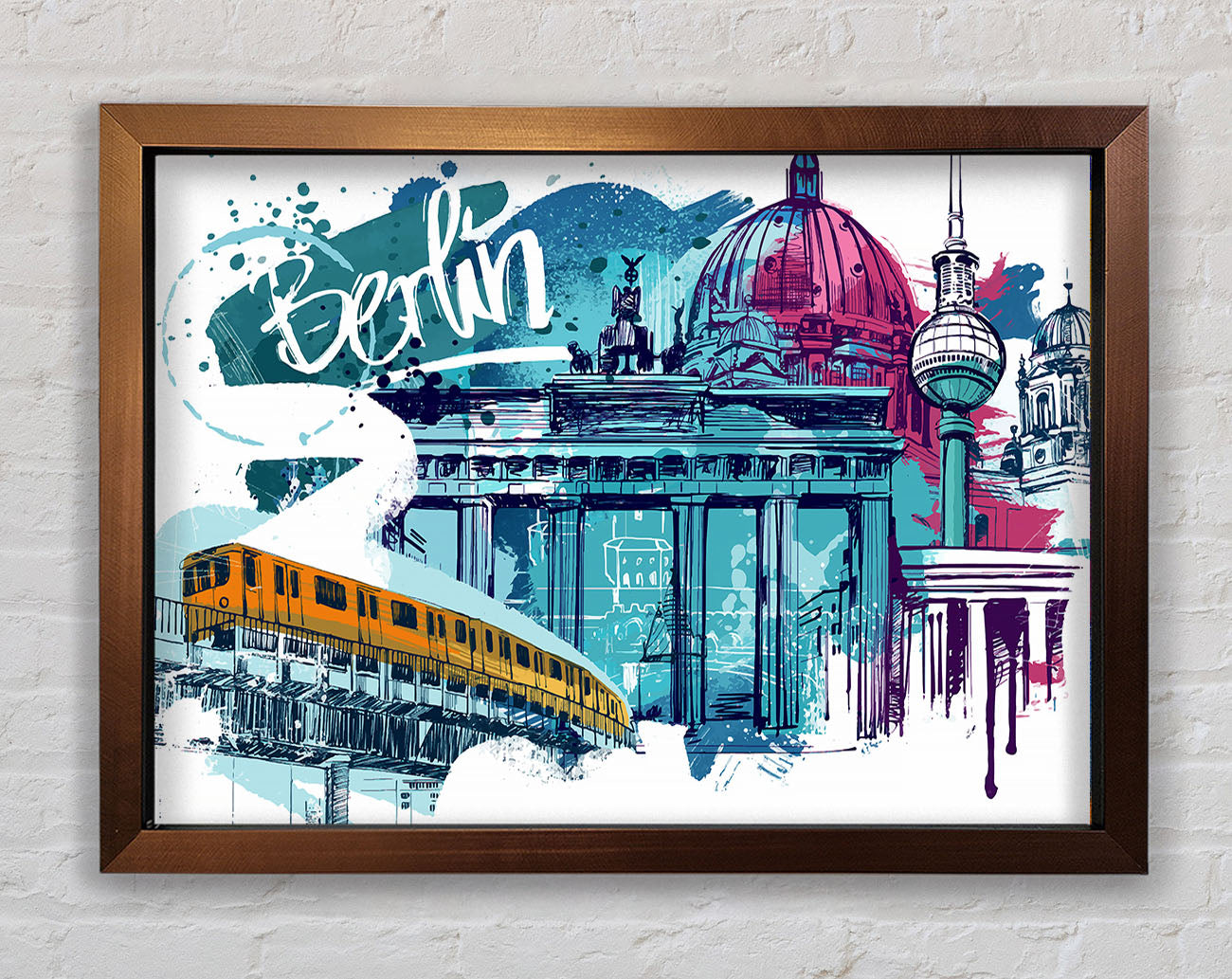Berlin Framed Wall Art