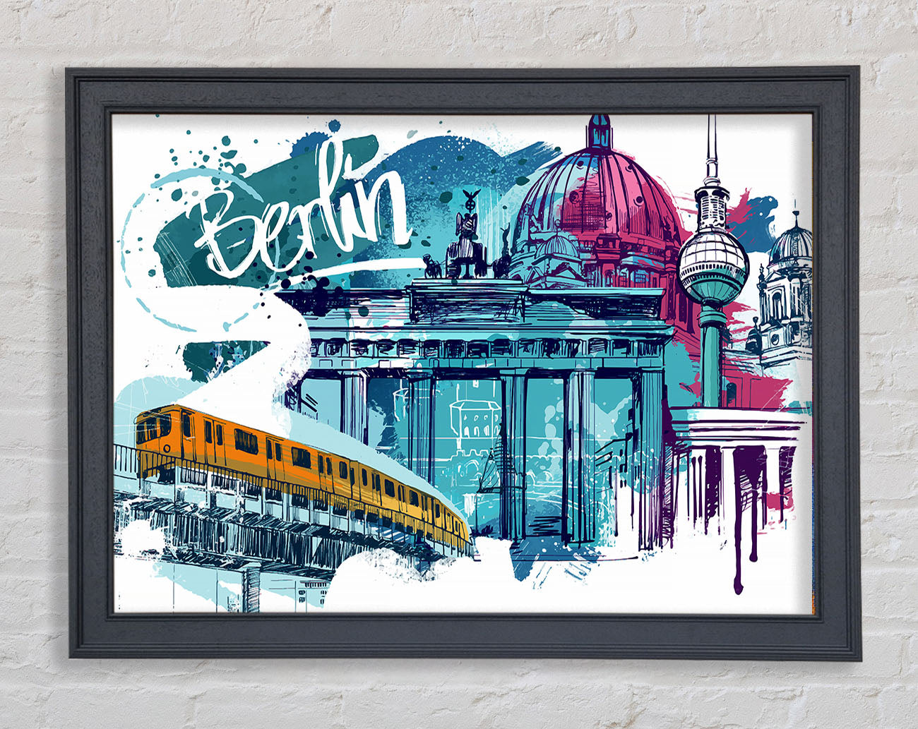 Berlin Framed Wall Art