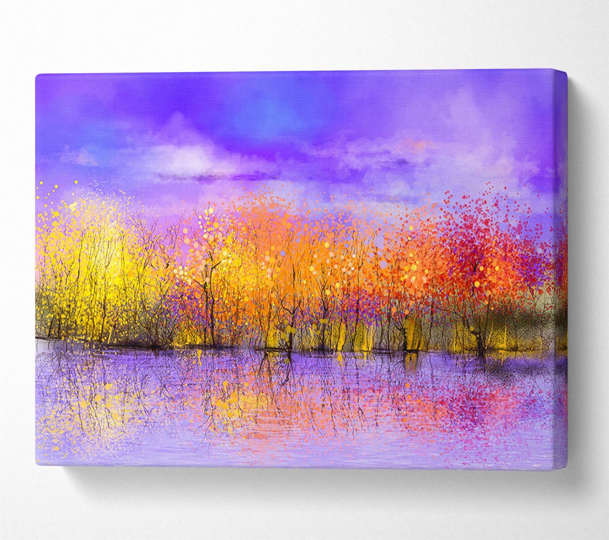 Sparkle Tree Reflections Canvas Wall Art