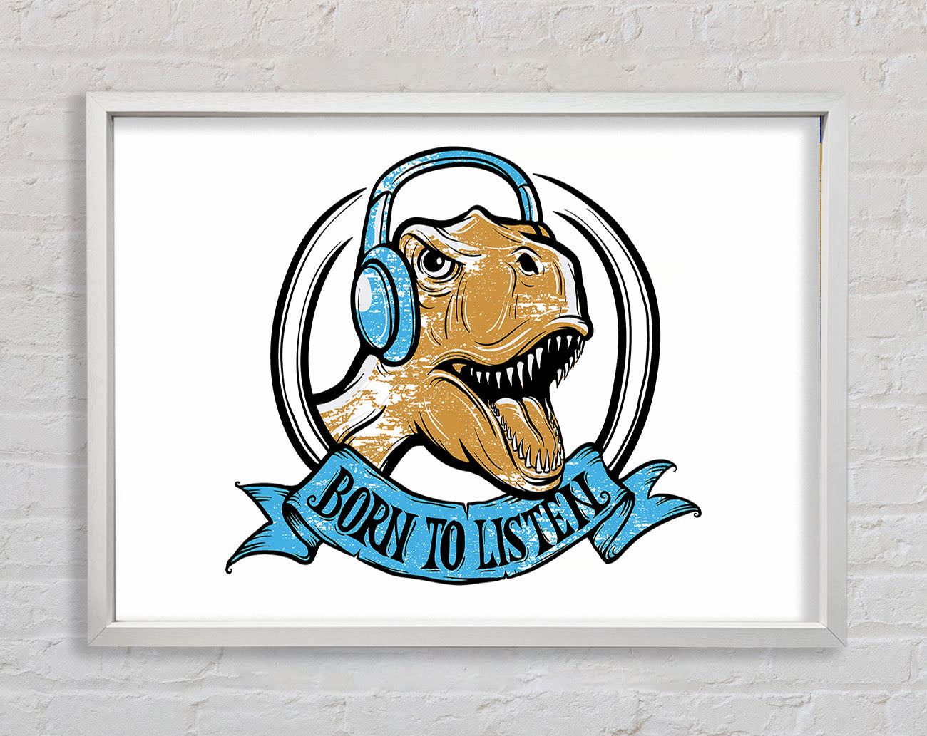 Born To Listen To Framed Wall Art