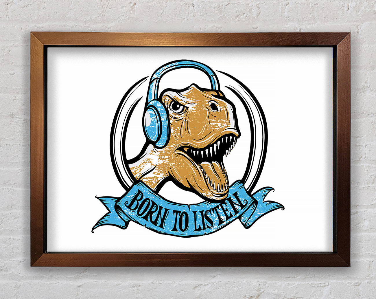 Born To Listen To Framed Wall Art