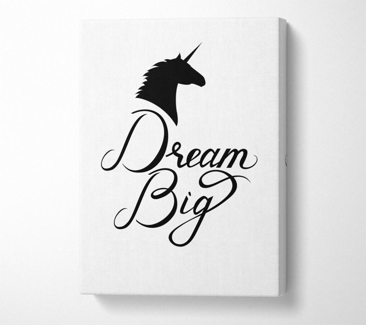 Dream Big Unicorn Canvas Wall Art