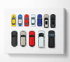 Car Selection Canvas Wall Art