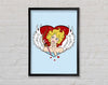 Cupid Love Finder Framed Wall Art