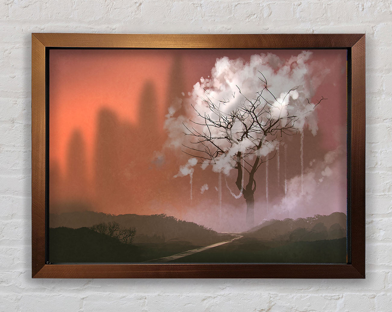 Cloud Tree Framed Wall Art