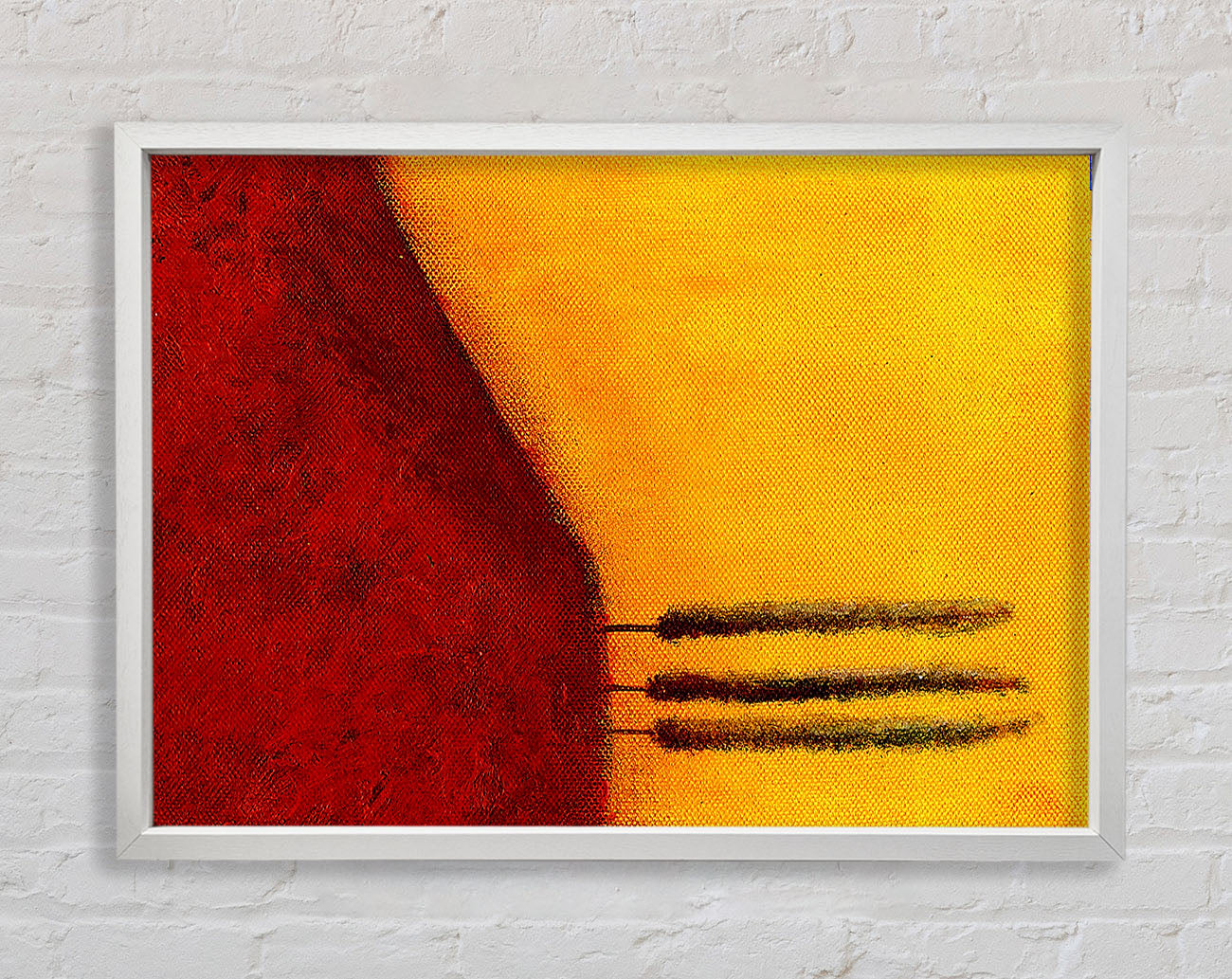 Carrot Tree Sun Framed Wall Art