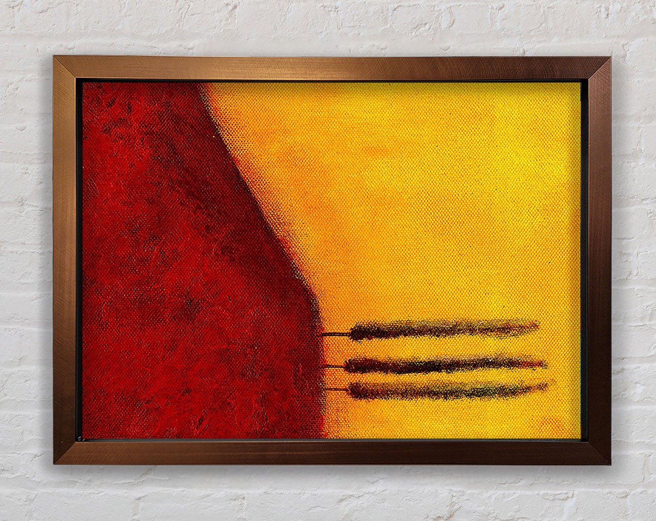 Carrot Tree Sun Framed Wall Art
