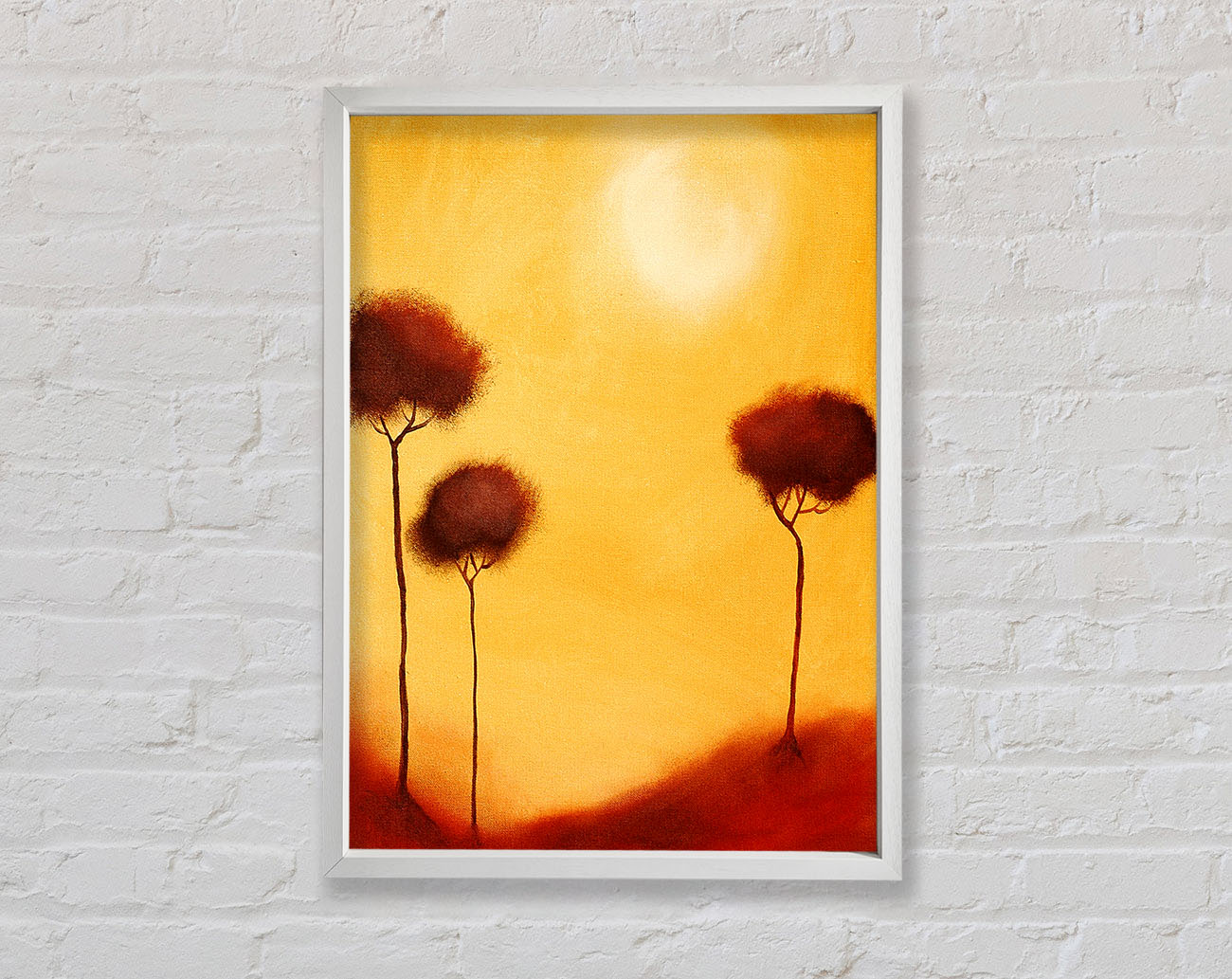 Cotton Tree Sun Framed Wall Art