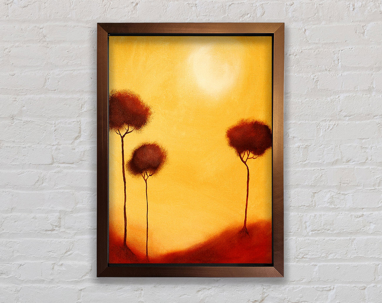 Cotton Tree Sun Framed Wall Art
