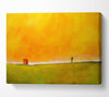 Little House On The Hill Canvas Wall Art