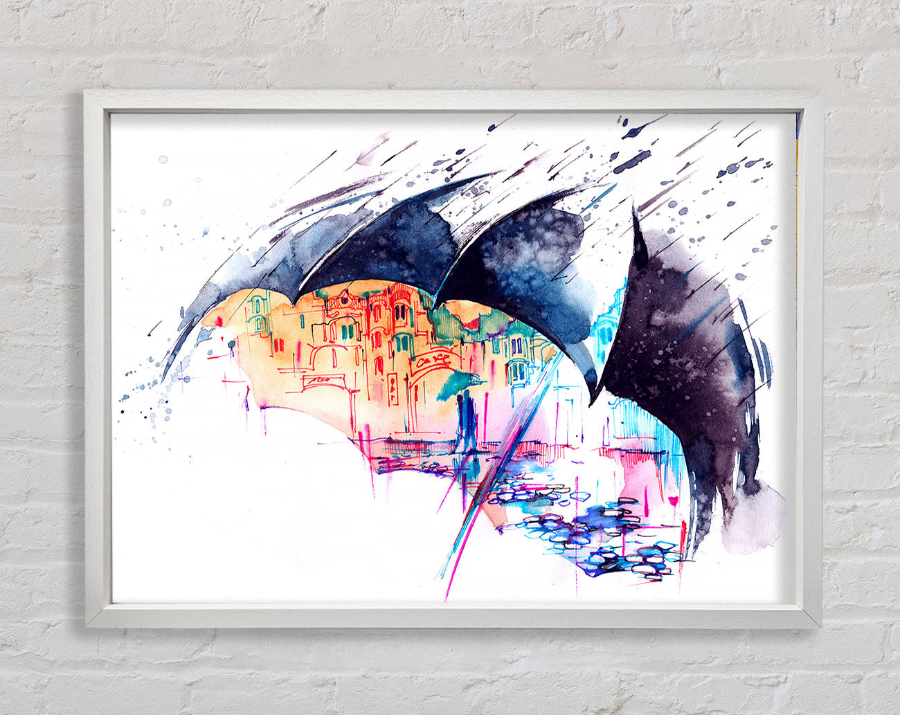 City Life Framed Wall Art