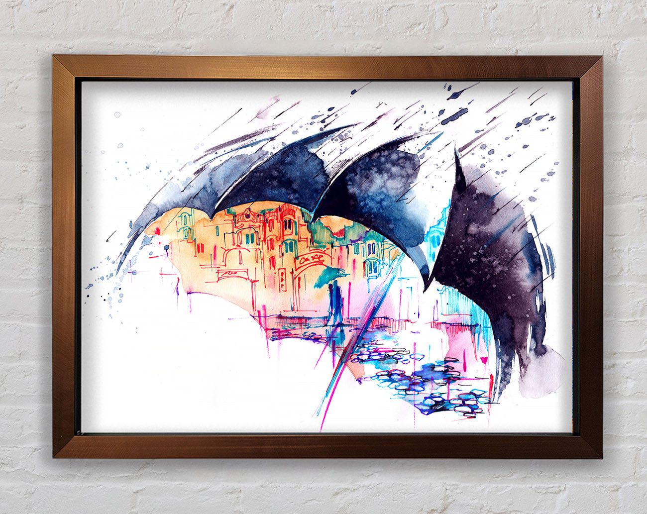 City Life Framed Wall Art