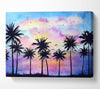 Palm Tree Birds Canvas Wall Art