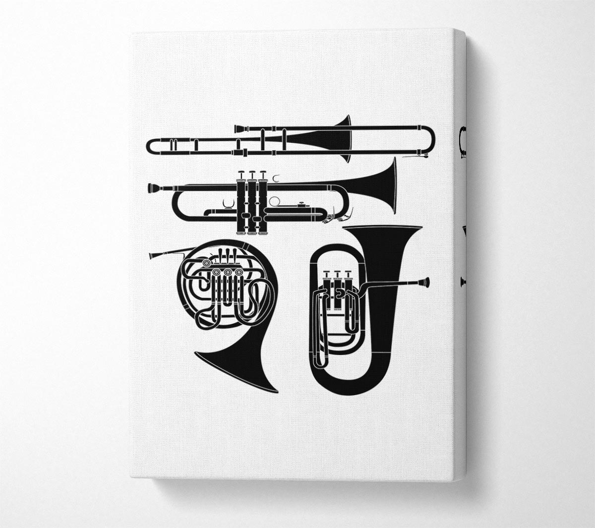 Wind Instruments Canvas Wall Art