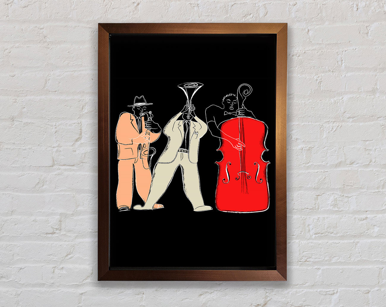 Blues Band 1 Framed Wall Art