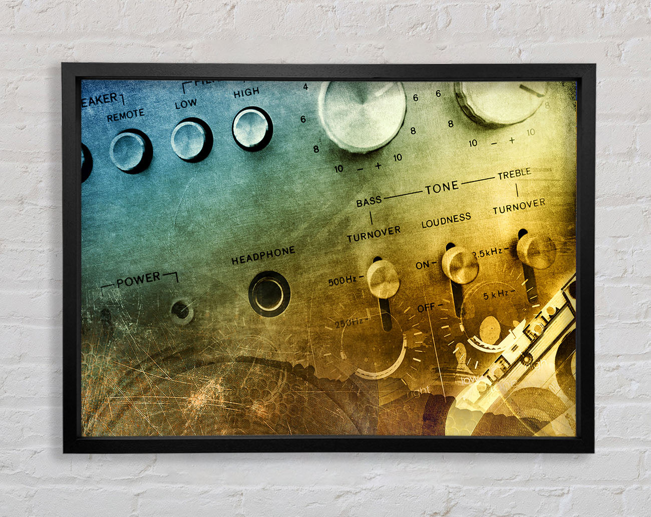 Amp It Up Framed Wall Art
