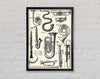 Brass Section Framed Wall Art