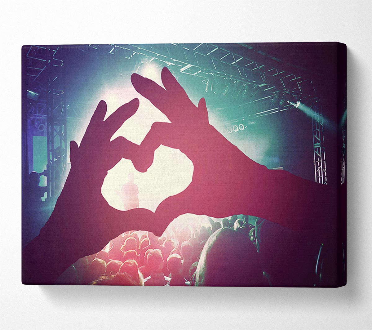 Love That Rock God Canvas Wall Art